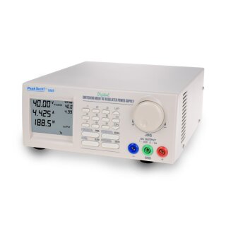 PeakTech 1885, Programmierbares DC- Schaltnetzteil, 1 - 40VDC/0 - 5A