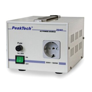 PeakTech 2240, Trenntransformator, 230V / 500W
