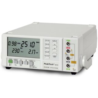 PeakTech 2510, Leistungs-Analysator mit RS-232 C Schnittstelle