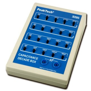 PeakTech 3285, Capacitance Decade Box with Slide Switches