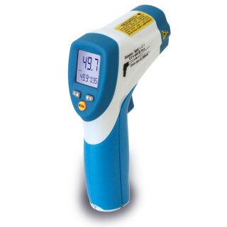 PeakTech 4975, Dual-Laserpointer- IR-Thermometer, -50 bis +650°C, 12:1